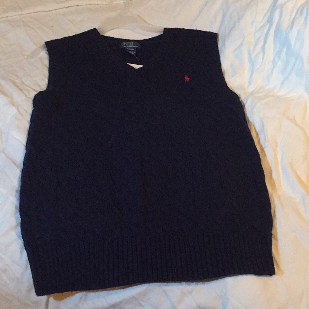 Polo by Ralph Lauren cable knit sweater vest 18/20